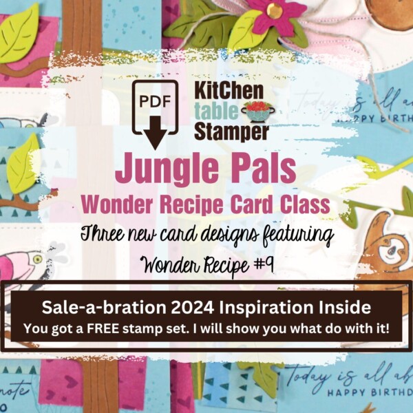 Jungle Pals Wonder Recipe PDF Card Class