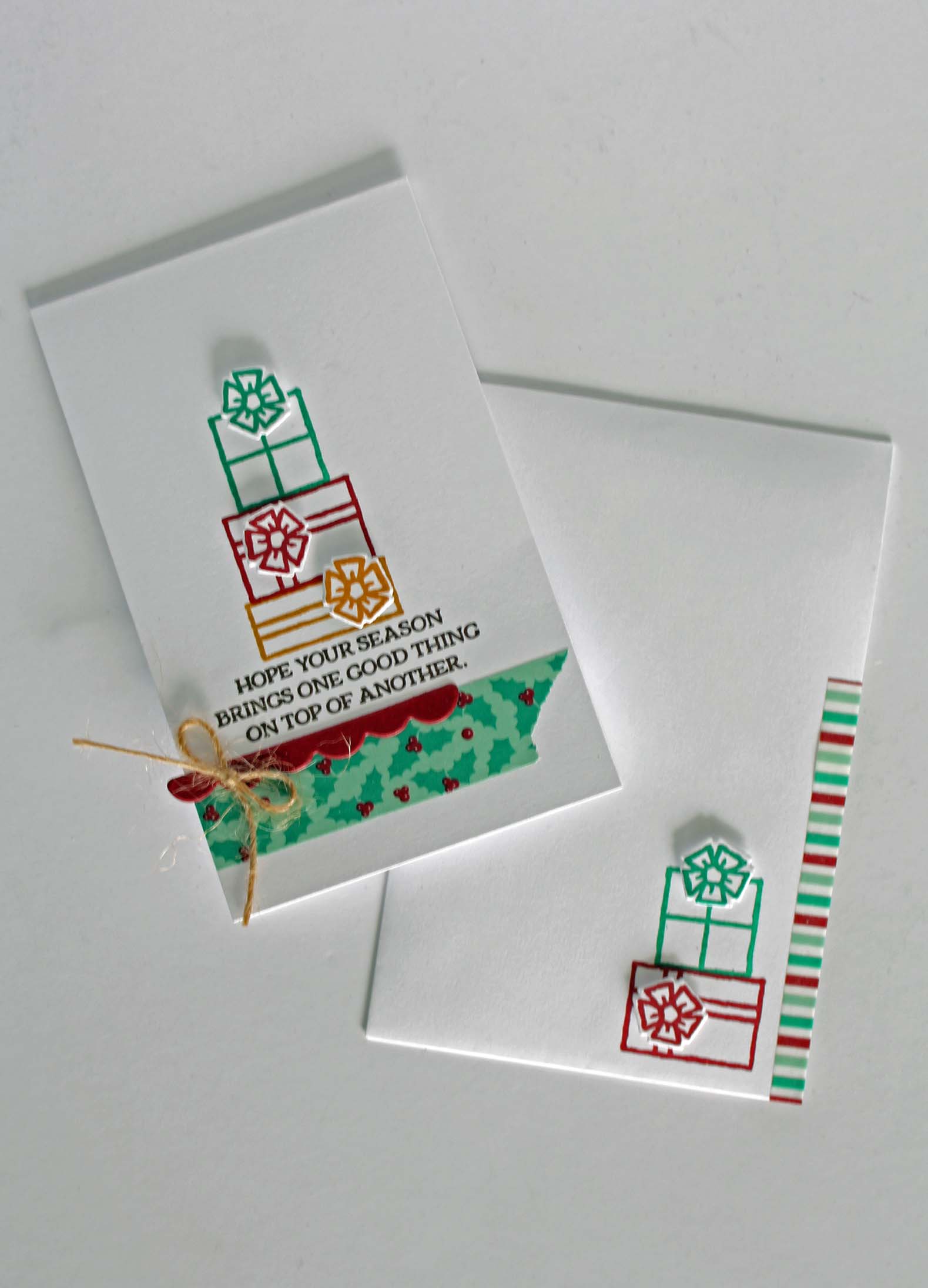 Santa’s Sleigh Gift Enclosure Cards