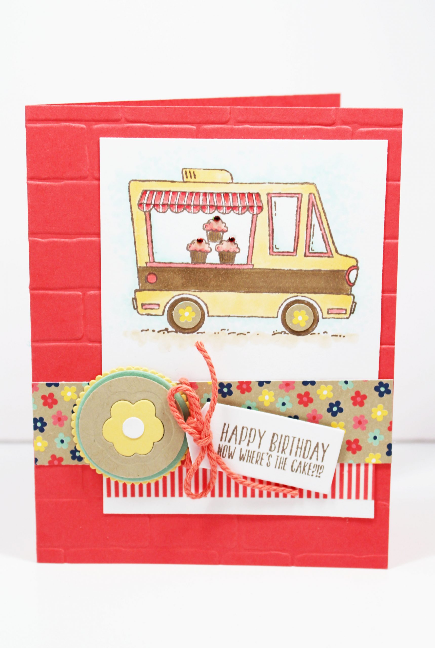 Tasty Trucks Sale-a-bration Freebie Birthday Card