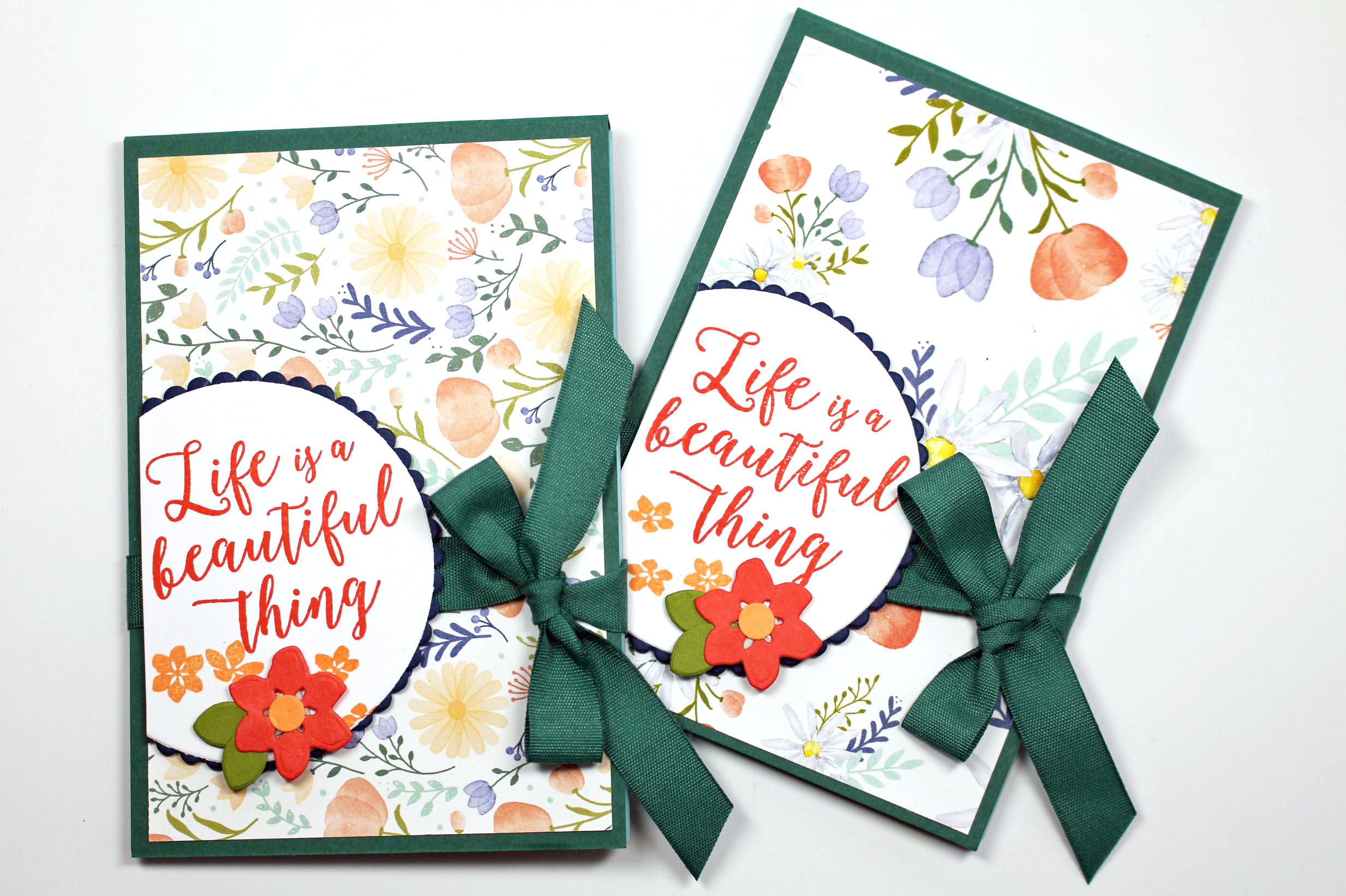 Stampin Up Colorful Seasons Covered Note Pad Tutorial