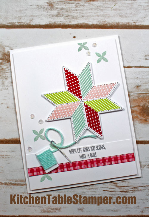 2017 Stampin’ Up! Holiday Catalog Tour and Christmas Quilt Card