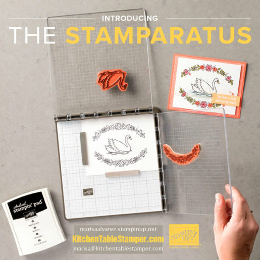 Stampin’ Up! Stamparatus is COMING!!  Don’t miss out!