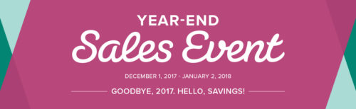 Stampin' Up! Year End Sale