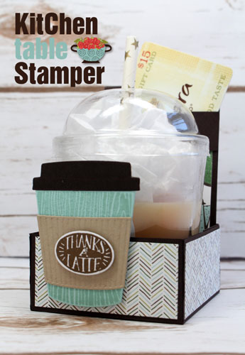 Coffee Candle Gift Card Holder