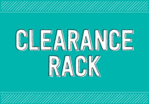 Clearance Rack Update – New DISCOUNTED products added