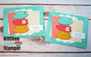 How to make a card with Stampin' Up! Time for Tea Bundle