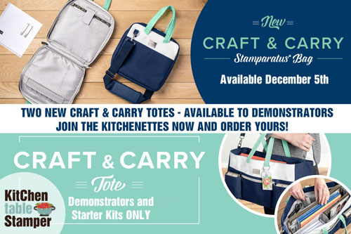 Become a Stampin’ Up Demonstrator, Get the NEW Craft & Carry Products