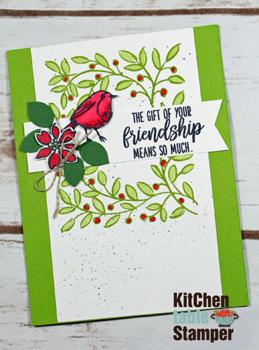 Feathers & Frost Card Making Tutorial – FREE kit w/ December Stampin’ Up! Order