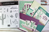 Stampin’ Up! Flowering Desert Wow-Your-Friends Card Class with Kitchen Table Stamper