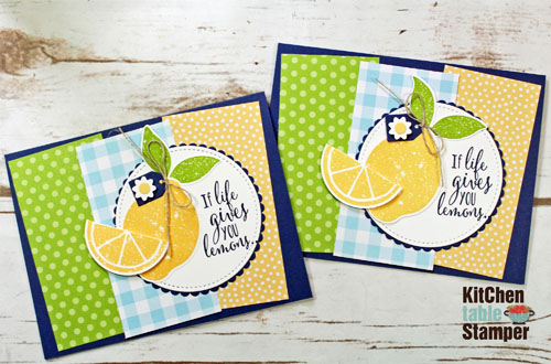 Lemon Zest – May 2019 Paper and Ink Card Making Class Series Video 1 of 4