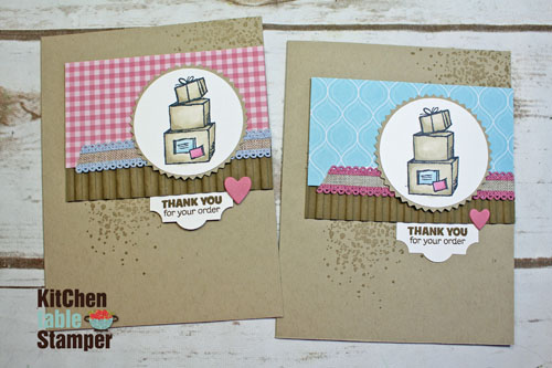 Stampin’ Up! You Always Deliver Thank You Card