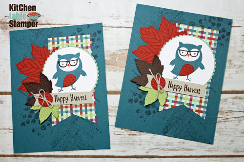Check You Out Happy Harvest Card Tutorial 4 of 4 October Paper and Ink Card Class
