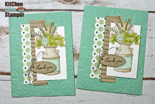Country Home Thank You Card August 2019 Paper and Ink Card Class Card 4 of 4