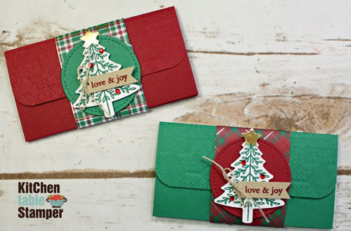 Perfectly Plaid Gift Card Wallet Tutorial – BINGO project 1 of 3