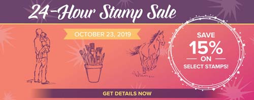 24 Hour Stamp Sale + Kitchen Table Stamper Ordering Specials = AWESOME!
