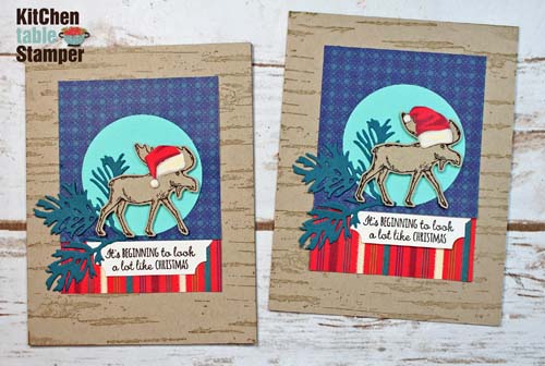 Merry Moose Beginning to Look a Lot Like Christmas – November Paper and Ink Cards 2 of 4