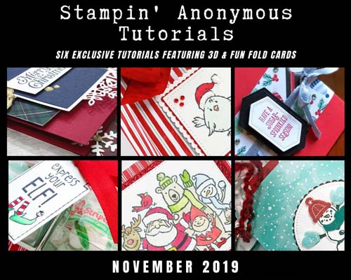 November Stampin’ Anonymous Tutorial, Ordering Special and Host Code
