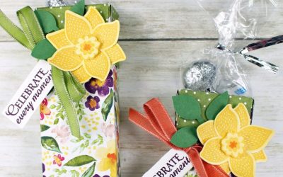 Stampin’ Up! Pop of Petals Daffodil Treat Box Tutorial