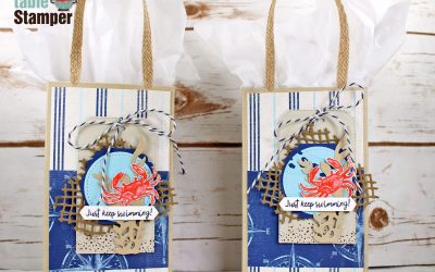 Make a Splash Gift Bag Tutorial Stampin’ Anonymous Featured Tutorial