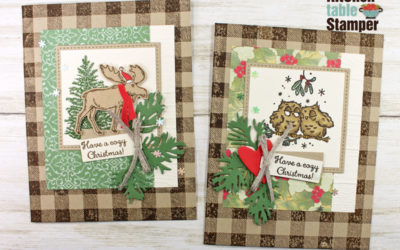 Merry Moose, Have a Hoot Stamp a Stack Cozy Christmas – Design #2