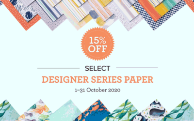Designer Series Paper Sale Starts Today! Time to Stock Up!