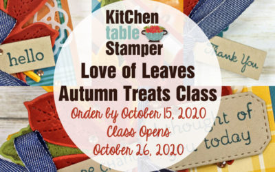 Love of Leaves Autumn Treats Class – Register by October 15th
