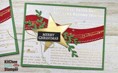 Stampin’ Up! Curvy Christmas Card Tutorial with Kitchen Table Stamper