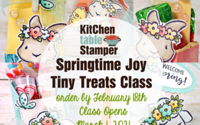 Introducing the Springtime Joy Tiny Treats Class with Kitchen Table Stamper