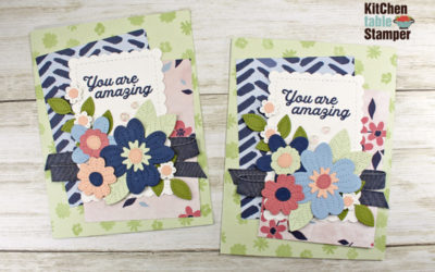 You Are Amazing, In Bloom Stamp a Stack Card Class Design #1