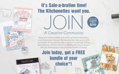 Monday is TEAM Day! Join the Kitchenettes during Sale-a-bration!