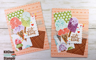 You Melt My Heart, Sweet Ice Cream Stamp a Stack Card Class – Design #1