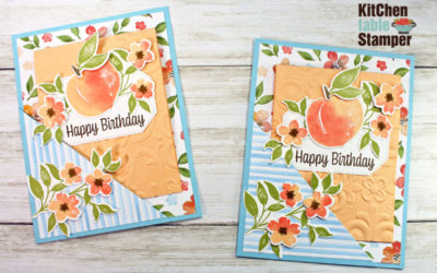 Sweet as a Peach Fun Fold Card Tutorial