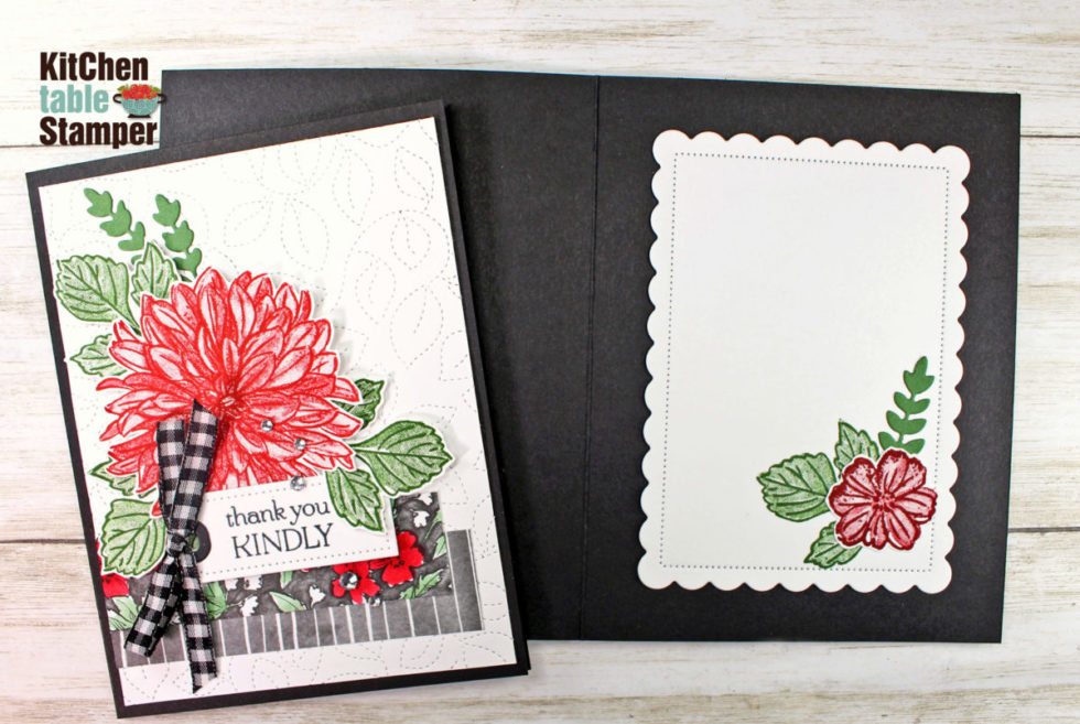 Delicate Dahlias Thank You Kindly Card Tutorial - Sale-a-bration ORDER ...
