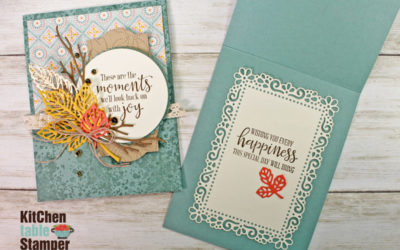 Coffee and a Mystery Card, Gorgeous Leaves Fall Wedding Card