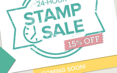 24 Hour Stamp Sale, tomorrow!