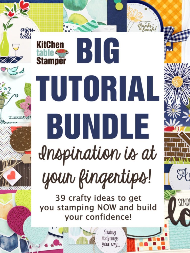 The BIG TUTORIAL BUNDLE Kitchen Table Stamper