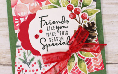Painted  Christmas Stamp a Stack – Friends Like You, Card 3 of 3