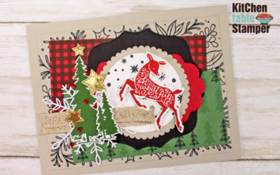 Peaceful Deer Christmas Stamp a Stack – Oh What Fun, Card 1 of 4