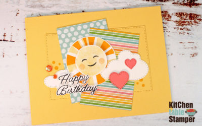 Sharing Sunshine MEGA Stamp a Stack – Happy Birthday, Card 1 of 3