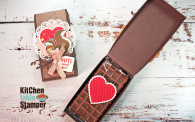 Nutty Bar Valentine Diagonal Lid Flip Top Box Tutorial