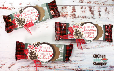 Painted Christmas Shortbread Cookie Wrapper Tutorial