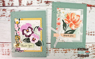 Simple Pretty Thank You Card – Two Ways!