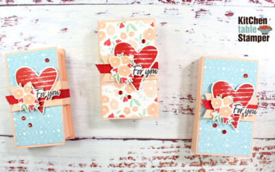 How to make a Valentine Treat Box with Stampin’ Up! Country Bouquet Bundle