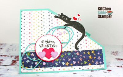 Love Cats Pop Up Fun Fold Valentine Card