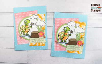 Rain or Shine Stamp a Stack Card Class – No One Like You Turtle – Part 3 of 4