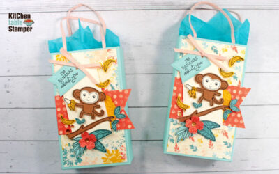 How to Make a Gift Bag for Big Treats – Stampin’ Up! Little Monkey