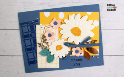 Cheerful Daisies Re-Mix – FOUR New Designs with the Just My Type Stamp a Stack Class Packet