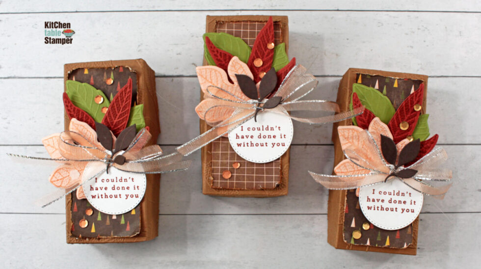 How to make a Twinkie Treat Box, Stampin' Up! - Changing Leaves Bundle