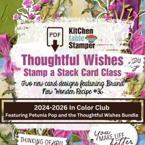 Thoughtful Wishes Stamp a Stack PDF Card Class
