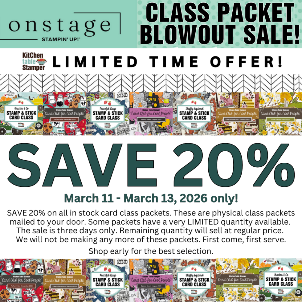 Class Packet BLOWOUT SALE Limited Quantity - While Supplies Last